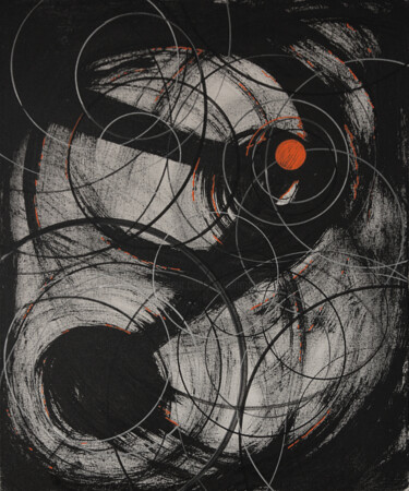 "LA noir" başlıklı Tablo Ernst Kruijff tarafından, Orijinal sanat, Mürekkep