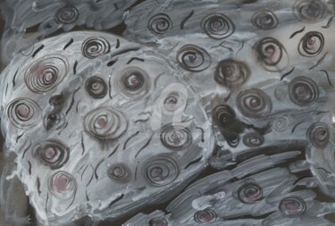 Painting titled "Bottom in circles" by Erwin Bruegger, Original Artwork, Manipulated Photography