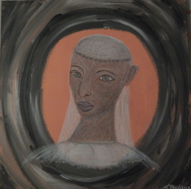 Painting titled "La grande prêtresse" by La Venitienne, Original Artwork