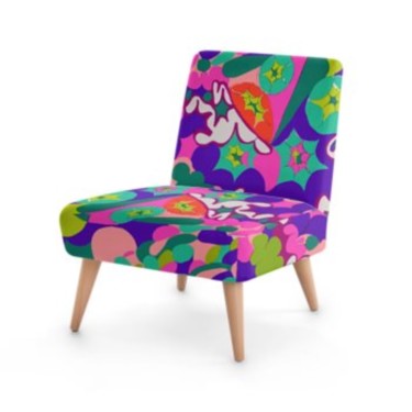 Design intitulée "FAUTEUIL "RENAISSAN…" par J3cm (Carine), Œuvre d'art originale, Meuble