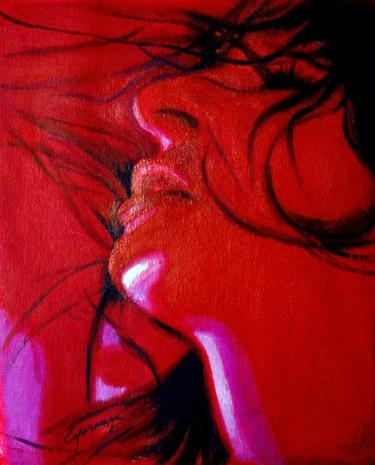 Painting titled ""Sensualidad  VI"" by Liliana Esperanza, Original Artwork, Oil