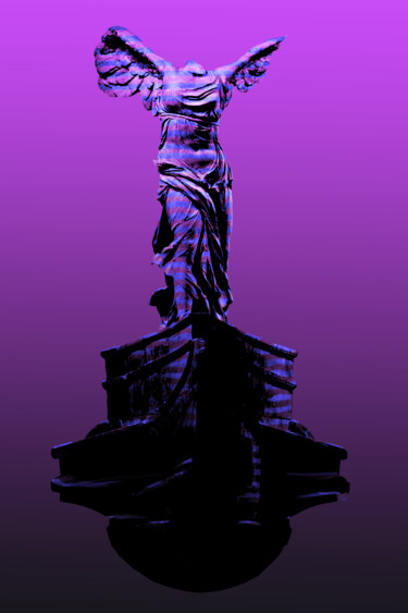 "Victoire" başlıklı Dijital Sanat Gérard Esquerre tarafından, Orijinal sanat, Dijital Kolaj Alüminyum üzerine monte edilmiş