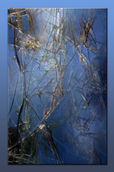 Arte digitale intitolato "Marine" da Gérard Esquerre, Opera d'arte originale, Pittura digitale Montato su Plexiglass