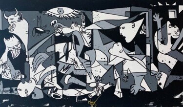 Pintura intitulada "Guernica" por Esteban Vera (EVera), Obras de arte originais, Acrílico