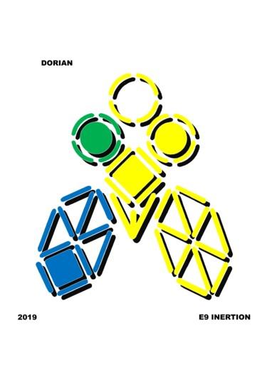 数字艺术 标题为“DORIAN” 由Etienne Frouin (E9 Inertion), 原创艺术品, 2D数字工作