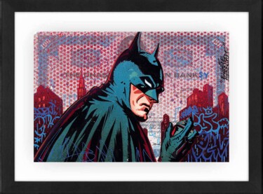 Картина под названием "Batman" - Eugène Barricade, Подлинное произведение искусства, Акрил
