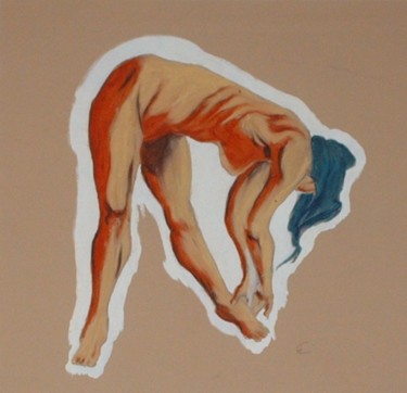 Peinture intitulée "mouvement" par Fabien Lheuillier, Œuvre d'art originale