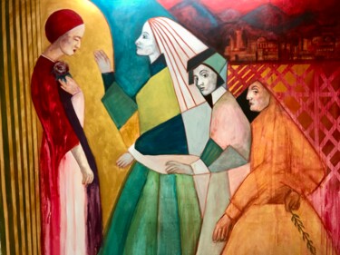 "La grâce" başlıklı Tablo Evangeli Papavassiliou tarafından, Orijinal sanat, Akrilik