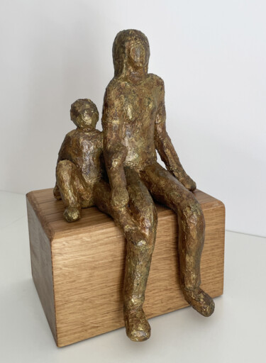 Sculptuur getiteld "Pot de Colle" door Eva Rouwens, Origineel Kunstwerk, Gips