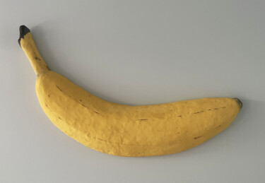 Escultura intitulada "Banane" por Eva Rouwens, Obras de arte originais, Resina