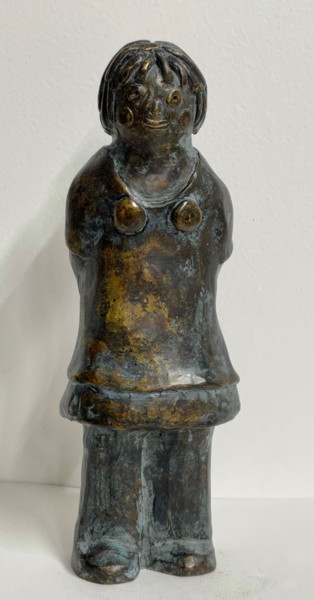 Sculptuur getiteld "Caroline - bronze P…" door Eva Rouwens, Origineel Kunstwerk, Bronzen