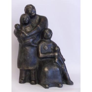 雕塑 标题为“Famille” 由Eva Rouwens, 原创艺术品, 青铜