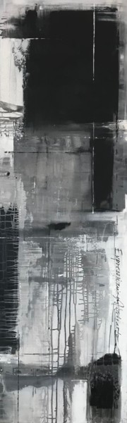 Pittura intitolato "Black and white" da Evelina Aspromonte, Opera d'arte originale, Acrilico