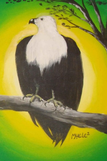 Painting titled "EAGLE-2" by Mayor, Original Artwork