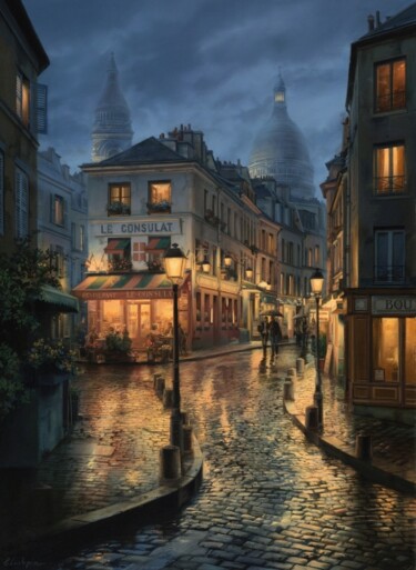 Estampas & grabados titulada "Remember how we met?" por Evgeny Lushpin, Obra de arte original, Impresión digital