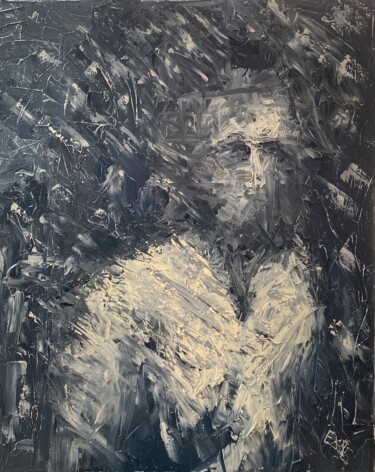 Картина под названием "I KNOW EVERYTHING A…" - Ildar Minnegalimov (exesalle), Подлинное произведение искусства, Масло Устано…