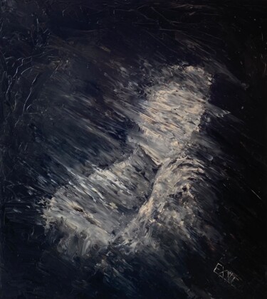 Pittura intitolato "LOST IN MYSELF — CO…" da Ildar Minnegalimov (exesalle), Opera d'arte originale, Olio Montato su Telaio p…