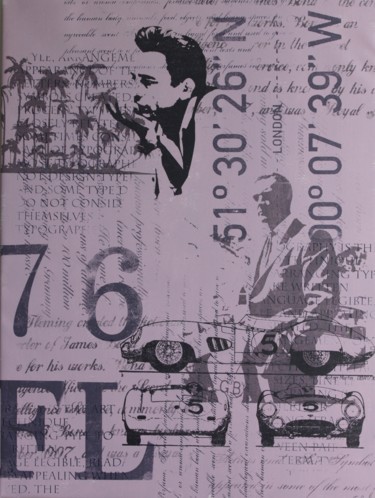 Картина под названием "James 76" - Florian Arendt, Подлинное произведение искусства, Акрил