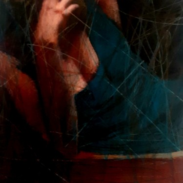 「rifletto」というタイトルの絵画 Fabrizio Avenaによって, オリジナルのアートワーク, パステル