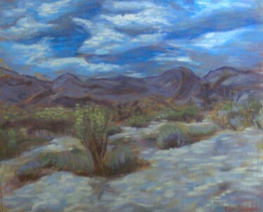 Painting titled "desierto" by Fabian Guerrero, Original Artwork