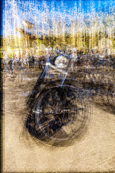 Photography titled "harley" by Fabien Vanelslande, Original Artwork, Manipulated Photography