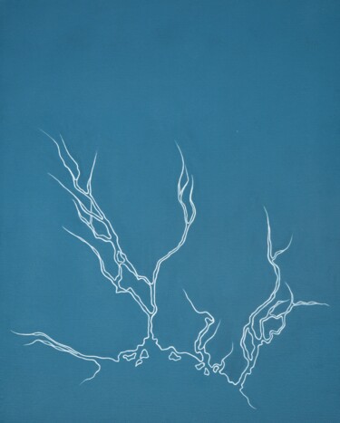 Painting titled "Neurones Franguemen…" by Fabienne Fol, Original Artwork, Acrylic