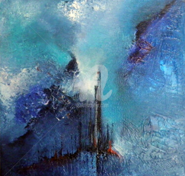 绘画 标题为“Symphonie bleue” 由Fasi, 原创艺术品, 丙烯