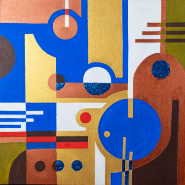 Digitale Kunst mit dem Titel "Handmade abstract g…" von Faces Studio, Original-Kunstwerk, Acryl