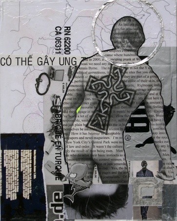 Collages titled "cothegayung" by F Allen Moss, Original Artwork