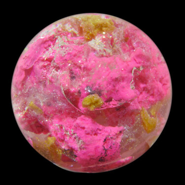 Skulptur mit dem Titel "Planet Bubble-gum e…" von Fanfan Plasticienne, Original-Kunstwerk, Andere