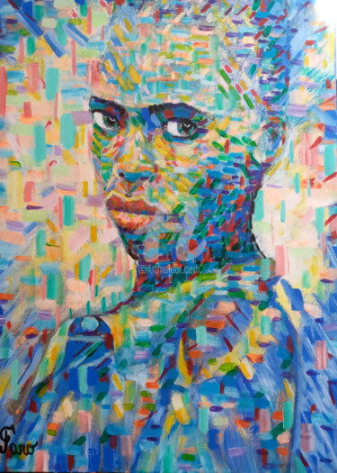 Painting titled "amal" by Faro, Original Artwork, Acrylic