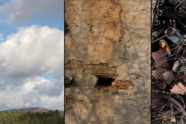 Digitale Kunst getiteld "Decay and Rust" door Fatima Fernandes, Origineel Kunstwerk, Digitale collage