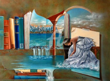 Pintura intitulada "Magia de Ser" por Fatima Marques, Obras de arte originais, Óleo