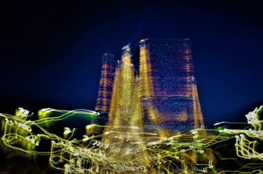 Fotografia intitolato "e-t-paris-light.jpg" da Awakening, Opera d'arte originale, Light Painting