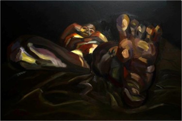 Pintura titulada "Escorzo" por Federico Pedro, Obra de arte original, Otro