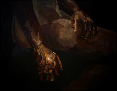Pintura titulada "Las manos de Fernan…" por Federico Pedro, Obra de arte original, Otro