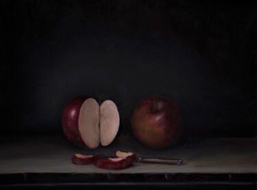 Pintura titulada "Apples" por Federico Rizzo, Obra de arte original, Oleo