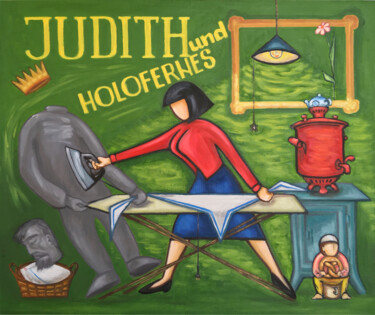 "Judith and Holofern…" başlıklı Tablo Fedor Aseev tarafından, Orijinal sanat, Petrol