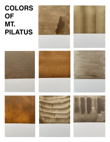 Pittura intitolato "COLORS OF MT. PILAT…" da Felipe Fuchs, Opera d'arte originale, Acrilico