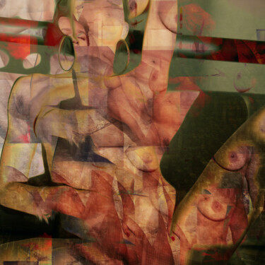 Digital Arts titled "Erotic Reflexes" by Felipe Hueb, Original Artwork, Photo Montage