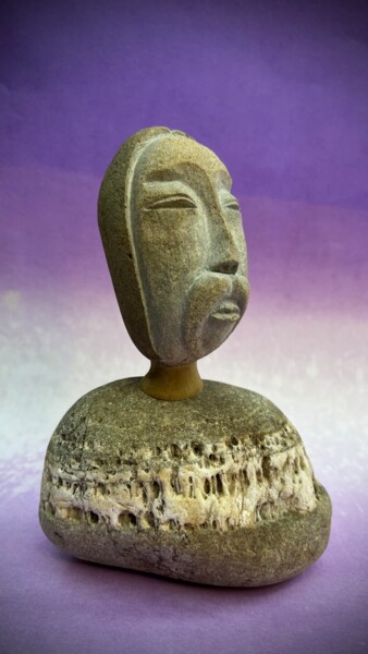 Sculpture titled "類王" by Fengzhonyu, Original Artwork, Stone