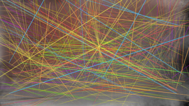Цифровое искусство под названием "Intersection" - Ferhat Korkmazcan, Подлинное произведение искусства, Цифровая живопись