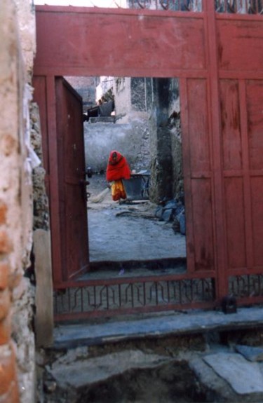 Fotografia intitolato "india_mandawa_ingra…" da Fernanda Satta, Opera d'arte originale