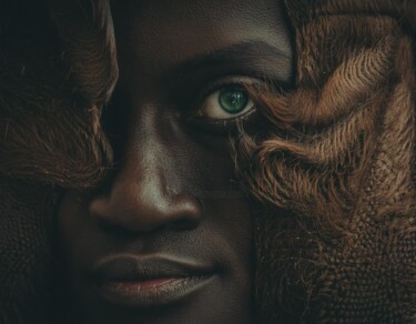 Arts numériques intitulée "Aborigen" par Fernando David Amador De Paz, Œuvre d'art originale, Image générée par l'IA