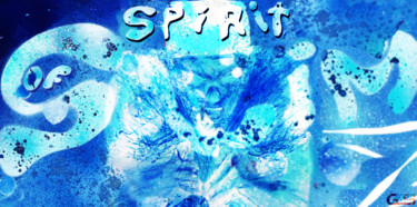 Digitale Kunst getiteld "Spirit of swim 2" door Gilles David, Origineel Kunstwerk, 2D Digital Work