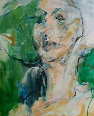 Peinture intitulée "Portrait Evelyne" par Philippe Bucher, Œuvre d'art originale, Acrylique