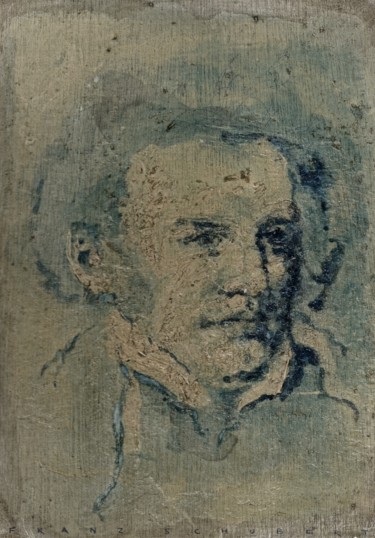 Peinture intitulée "Portrait of Franz S…" par Filip Schrooyen, Œuvre d'art originale, Huile