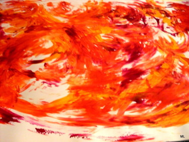 Pintura intitulada "fogo.jpg" por Filomena Martins, Obras de arte originais, Acrílico