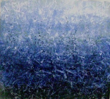 Pintura intitulada "Blue Deep" por Fin, Obras de arte originais