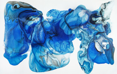 Картина под названием "Open Seas I" - Fintan Whelan, Подлинное произведение искусства, Масло Установлен на Деревянная рама д…